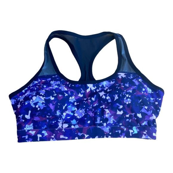 Fabletics Reflective Glow Getter Sports Bra purple *no size tag - Picture 12 of 16